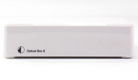 Pro-Ject Optical Box E Phono, stopień RIAA z wyjściem optycznym, biały w grupie Audio domowe / Wzmacniacze / Przedwzmacniacze RIAA u BRL (10203010007)