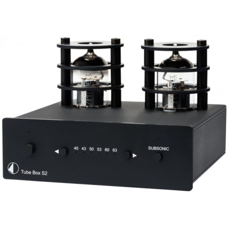 Pro-Ject Tube Box S2, stopień RIAA czarny w grupie Audio domowe / Wzmacniacze / Przedwzmacniacze RIAA u BRL (10203010033)