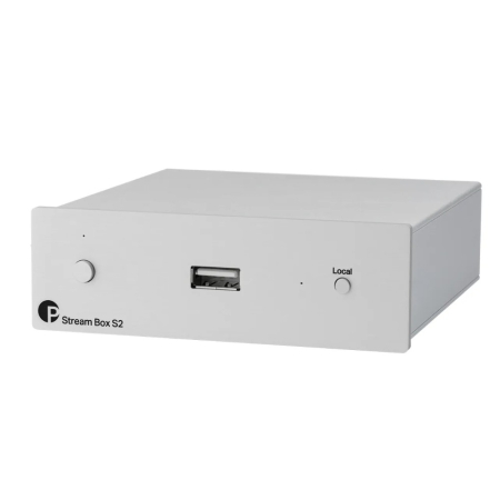 Pro-Ject Stream Box S2, odtwarzacz sieciowy, srebrny w grupie Audio domowe / Hi-fi / Odtwarzacze sieciowe u BRL (10203010036)