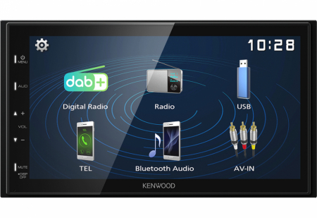 Kenwood DMX129DAB, radio samochodowe z wyświetlaczem 6.8