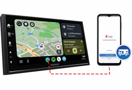 Kenwood DMX7722DABCAMPER, radio samochodowe do kampera z bezprzewodowym CarPlay i Android Auto w grupie Car audio / Radio samochodowe / Double DIN u BRL (121DMX7722DABCAM)