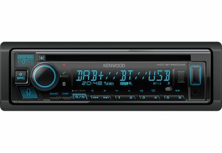 Kenwood KDC-BT560DAB, radio samochodowe z Bluetooth, odtwarzaczem CD i DAB+ w grupie Car audio / Radio samochodowe / Single DIN u BRL (121KDCBT560DAB)