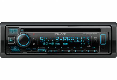 Kenwood KDC-BT960DAB, radio samochodowe z Bluetooth i DAB+ oraz 3 parami wyjść niskopoziomowych 5V w grupie Car audio / Radio samochodowe / Single DIN u BRL (121KDCBT960DAB)