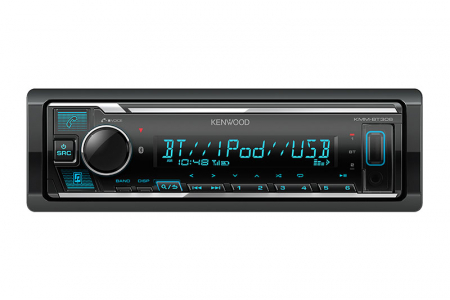 Kenwood KMM-BT309, radio samochodowe z bluetooth i krótkim chassis w grupie Car audio / Radio samochodowe / Single DIN u BRL (121KMMBT309)