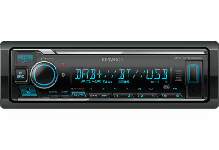 Kenwood KMM-BT508DAB, radio samochodowe z Bluetooth, DAB+ i 2 pary wyjść niskopoziomowych w grupie Car audio / Radio samochodowe / Single DIN u BRL (121KMMBT508DAB)