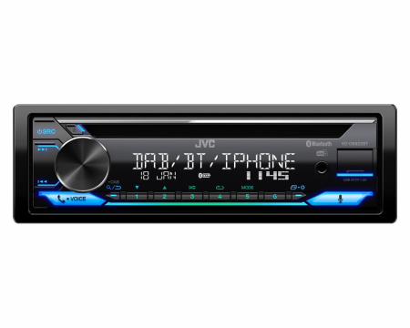 JVC KD-DB922BT, radio samochodowe z Bluetooth i DAB+ w grupie Car audio / Radio samochodowe / Single DIN u BRL (130KDDB922BT)