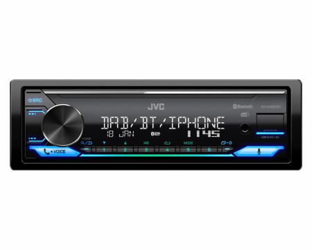 JVC KD-X482DBT radio samochodowe z Bluetooth, AUX/USB i DAB+ w grupie Car audio / Radio samochodowe / Single DIN u BRL (130KDX482DBT)