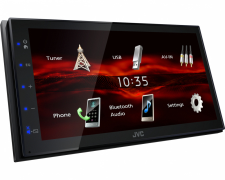 JVC KW-M180BT, radio samochodowe z Bluetooth, ekranem 6.8
