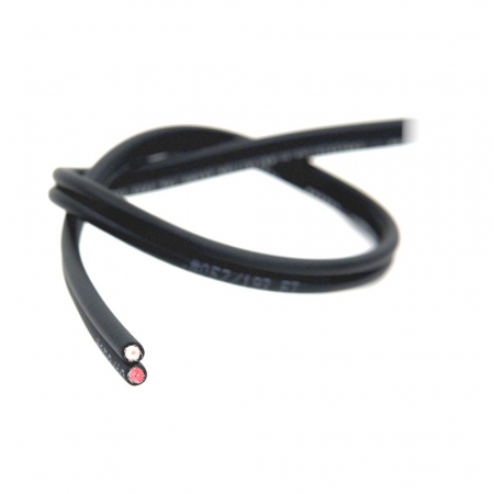 Planet Waves bezlutowy podwójny kabel koncentryczny, czarny, na metry w grupie Audio domowe / Kable / Kabel analogowy u BRL (133CXDCHD250)