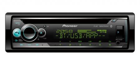 Pioneer DEH-S520BT, radio samochodowe z Bluetooth i 3x wyjście liniowe w grupie Car audio / Radio samochodowe / Single DIN u BRL (135DEHS520BT)