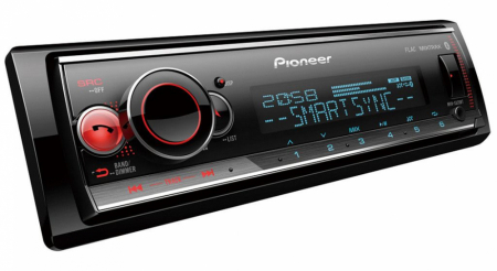 Pioneer MVH-S520BT, radio samochodowe z Bluetooth, USB/AUX i 3 parami wyjść liniowych w grupie Car audio / Radio samochodowe / Single DIN u BRL (135MVHS520BT)