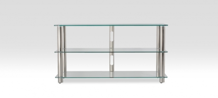 Norstone Epur 3, mebel TV z przezroczystymi szklanymi półkami w grupie Audio domowe / Akcesoria / Stojaki HiFi i meble pod sprzęt RTV u BRL (143EPUR3)