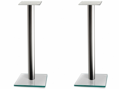 Norstone Epur Stand, statyw głośnikowy ze szklaną podstawą, wysokość 60 cm w grupie Audio domowe / Akcesoria / Akcesoria głośnikowe u BRL (143EPURSTAND)