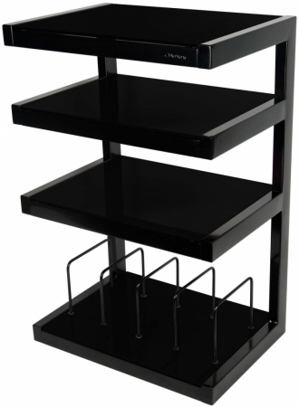 Norstone Esse Hifi Vinyl, czarny stolik stereo w grupie Audio domowe / Akcesoria / Stojaki HiFi i meble pod sprzęt RTV u BRL (143ESSEHIFIVBL)