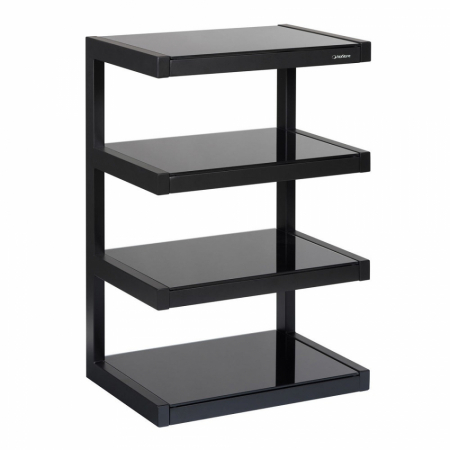 Norstone Esse Hifi, matowa czerń z czarnymi półkami w grupie Audio domowe / Akcesoria / Stojaki HiFi i meble pod sprzęt RTV u BRL (143ESSHIFBKSN)