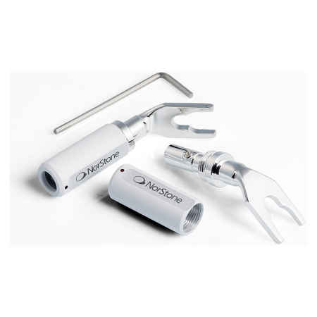 Norstone Jura Spade, konektory widełkowe 4-pack w grupie Audio domowe / Kable / Złącza u BRL (143JURASPADE)