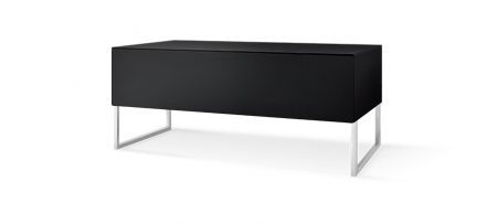 Norstone Khalm 140, stolik TV/media w kolorze fortepianowej czerni w grupie Audio domowe / Akcesoria / Stojaki HiFi i meble pod sprzęt RTV u BRL (143KHALM140BK)