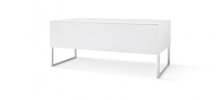 Norstone Khalm 140, stolik TV/media w kolorze pianowej bieli w grupie Audio domowe / Akcesoria / Stojaki HiFi i meble pod sprzęt RTV u BRL (143KHALM140WH)