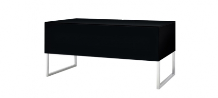 Norstone Khalm, stolik TV/media w kolorze fortepianowej czerni w grupie Audio domowe / Akcesoria / Stojaki HiFi i meble pod sprzęt RTV u BRL (143KHALMBK)