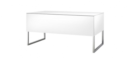 Norstone Khalm, stolik TV/media w kolorze pianowej bieli w grupie Audio domowe / Akcesoria / Stojaki HiFi i meble pod sprzęt RTV u BRL (143KHALMWH)