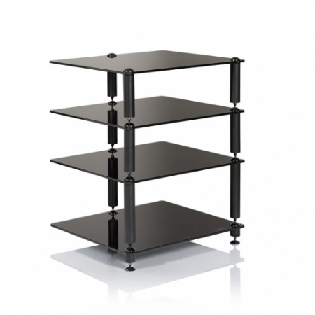 Norstone Bergen 2 matowa czerń, stolik hi-fi w grupie Audio domowe / Akcesoria / Stojaki HiFi i meble pod sprzęt RTV u BRL (143NORBER2S)