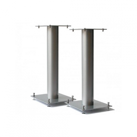 Norstone Stylum 1, stojaki głośnikowe, matowe srebro, wysokość 50 cm w grupie Audio domowe / Akcesoria / Akcesoria głośnikowe u BRL (143STYLUM1SI)