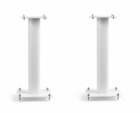 Norstone Stylum 1, stojaki głośnikowe, matowa biel, wysokość 50 cm w grupie Audio domowe / Akcesoria / Akcesoria głośnikowe u BRL (143STYLUM1WH)