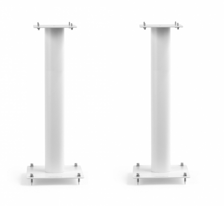 Norstone Stylum 2, stojaki głośnikowe, matowa biel, wysokość 60 cm w grupie Audio domowe / Akcesoria / Akcesoria głośnikowe u BRL (143STYLUM2WH)