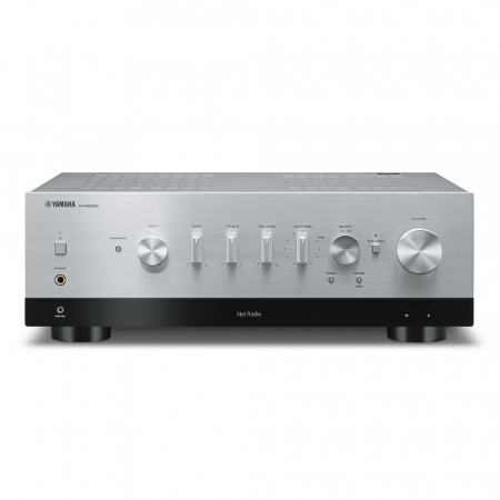Yamaha R-N1000A świetnie grający wzmacniacz stereofoniczny z HDMI ARC, srebrny w grupie Audio domowe / Wzmacniacze / Wzmacniacze stereo u BRL (159RN1000ASI)