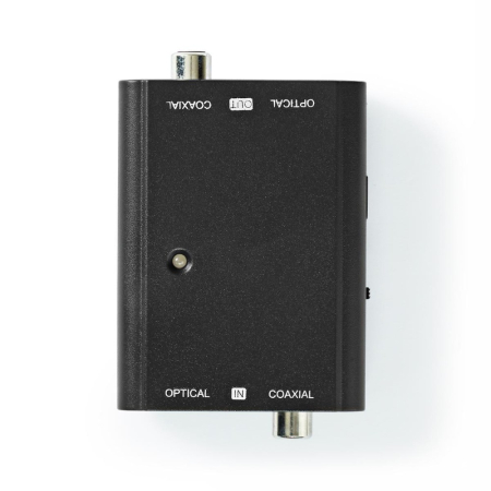 Nedis dwukierunkowy konwerter audio optyczny/koncentryczny w grupie Audio domowe / Kable / Różne kable i adaptery u BRL (176ACON2507BK)