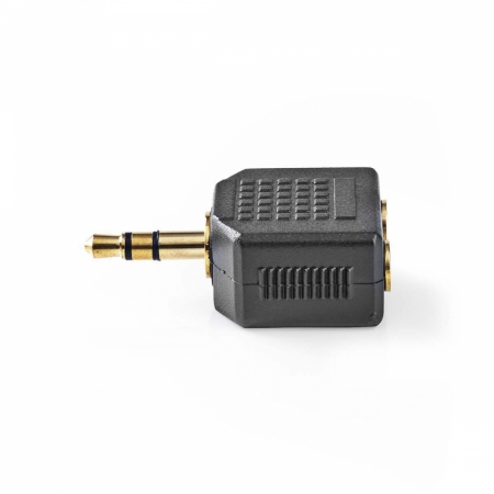 Nedis adapter stereo 1x 3,5 mm wtyk do 2x 3,5 mm gniazdo w grupie Audio domowe / Kable / Różne kable i adaptery u BRL (176CABW22945AT)