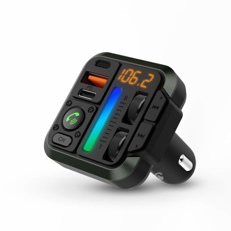 Nedis transmiter FM do samochodu z Bluetooth w grupie u BRL (176CATR2024BK)