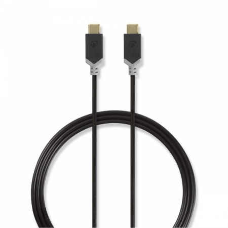 Nedis USB 2.0 USB-C wtyk do USB-C wtyk, 1 m w grupie Car audio / Smartfon w samochodzie / Akcesoria do telefonów u BRL (176CCBW60700AT10)
