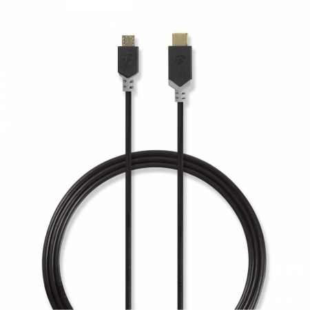 Nedis USB 2.0 USB-C wtyk do Micro-USB wtyk, 1 m w grupie Car audio / Smartfon w samochodzie / Akcesoria do telefonów u BRL (176CCBW60750AT10)