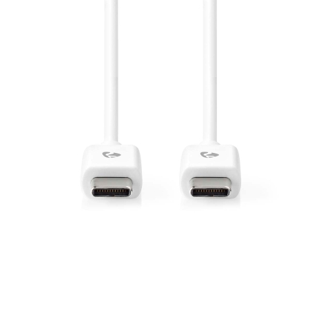 Kabel USB-C NEDIS 176CCGL60700WT10, biały, 1 m w grupie Audio domowe / Kable / Kabel cyfrowy u BRL (176CCGL60700WT10)