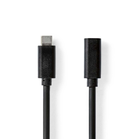 Nedis przedłużacz USB-C, 5 Gbit/s, 1 metr w grupie Audio domowe / Kable / Różne kable i adaptery u BRL (176CCGL64010BK10)