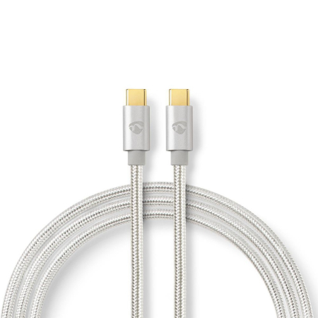 Nedis kabel USB-C, 100 W, 5 Gbit/s, 1 metr w grupie Audio domowe / Kable / Różne kable i adaptery u BRL (176CCTB64700AL10)