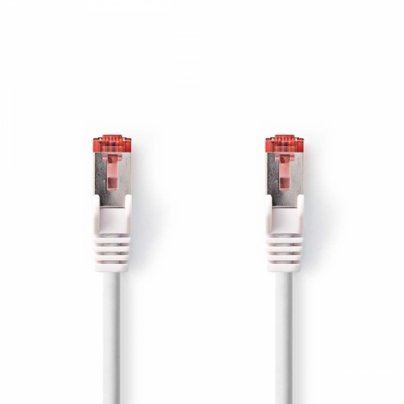Nedis kabel sieciowy S/FTP CAT6, wtyk-wtyk, biały. w grupie Audio domowe / Akcesoria / Sieć u BRL (176CGP85221WTVAR)
