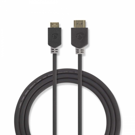 Nedis kabel HDMI do HDMI-mini, 2 m w grupie Audio domowe / Kable / HDMI u BRL (176CVBW34500AT20)