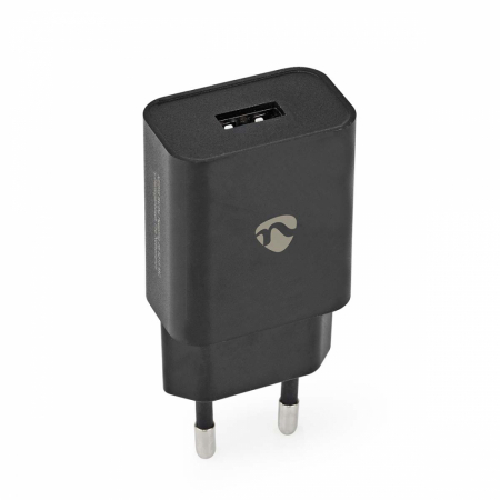 Zasilacz USB-A Nedis w grupie Car audio / Smartfon w samochodzie / Akcesoria do telefonów u BRL (176WCHAU242ABK)