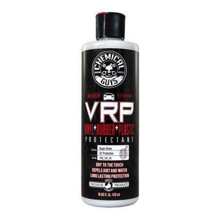 Chemical Guys VRP Dressing odświeża plastik, gumę i winyl, 473 ml