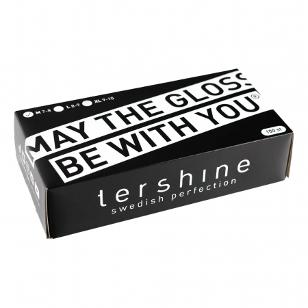 Tershine Rękawiczki nitrylowe, czarne 100-pack, X-large 9-10 w grupie Car audio / Pielęgnacja samochodu / Akcesoria i narzędzia u BRL (184NITRILXL)