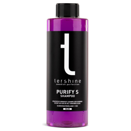 Tershine Purify S - Shampoo, ceramiczny szampon, malinowy 500 ml w grupie Car audio / Pielęgnacja samochodu / Szampon samochodowy u BRL (184PUS500H)