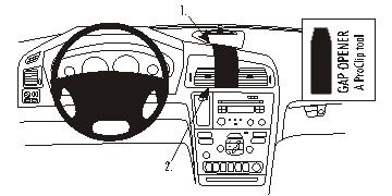 Brodit wzmocniony ProClip, Volvo S60/V70 N/XC70 00-10 w grupie Car audio / Co pasuje do mojego samochodu / Volvo / Volvo XC70 / Volvo XC70 2004-2007 / Pozostałe XC70 2004-2007 u BRL (240213413)