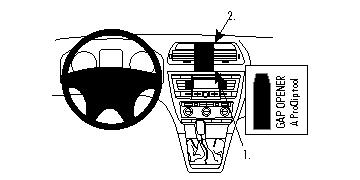 Brodit wzmocniony ProClip, Skoda Octavia II 05-13 w grupie Car audio / Co pasuje do mojego samochodu / Skoda / Skoda Octavia / Skoda Octavia 2012-2019 u BRL (240213438)