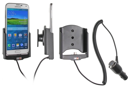 Brodit Aktywny uchwyt z wtyczką do gniazda zapalniczki, Samsung Galaxy S5 w grupie Car audio / Smartfon w samochodzie / Uchwyty na telefon u BRL (240512623)