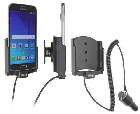 Brodit Aktywny uchwyt z wtyczką do gniazda zapalniczki, Samsung Galaxy S6 w grupie Car audio / Smartfon w samochodzie / Uchwyty na telefon u BRL (240512723)