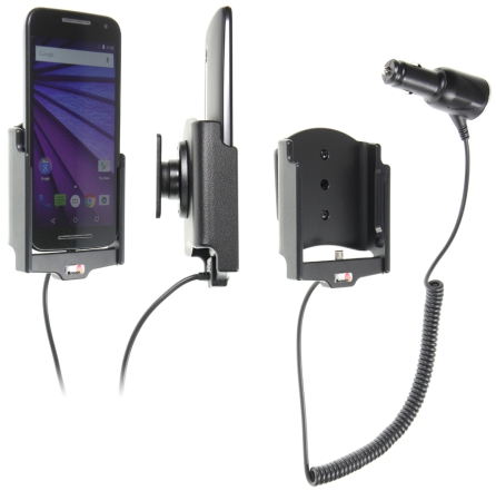 Brodit Aktywny uchwyt z wtyczką do gniazda zapalniczki, Motorola Moto G (3rd Gen) w grupie Car audio / Smartfon w samochodzie / Uchwyty na telefon u BRL (240512761)