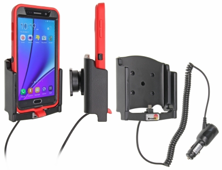 Brodit Aktywny uchwyt z wtyczką do gniazda zapalniczki, Samsung Galaxy Note 5 w grupie Car audio / Smartfon w samochodzie / Uchwyty na telefon u BRL (240512772)