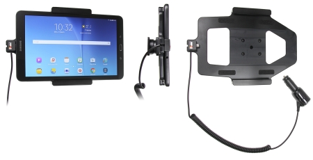 Brodit Aktywny uchwyt z wtyczką do gniazda zapalniczki, Samsung Galaxy Tab E 9.6 w grupie Car audio / Smartfon w samochodzie / Uchwyty na telefon u BRL (240512821)